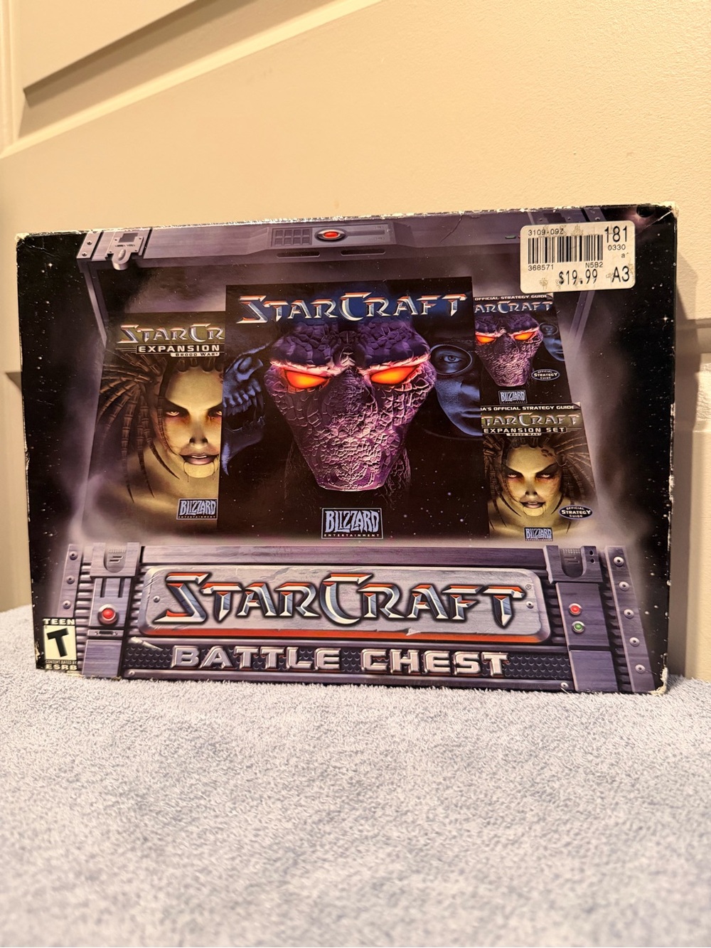 StarCraft Battle Chest Game Box - Purple & Black Artwork